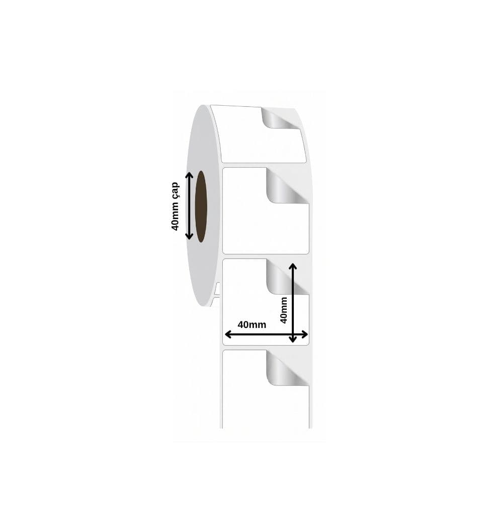 Fastyre Etiket 40x40 mm