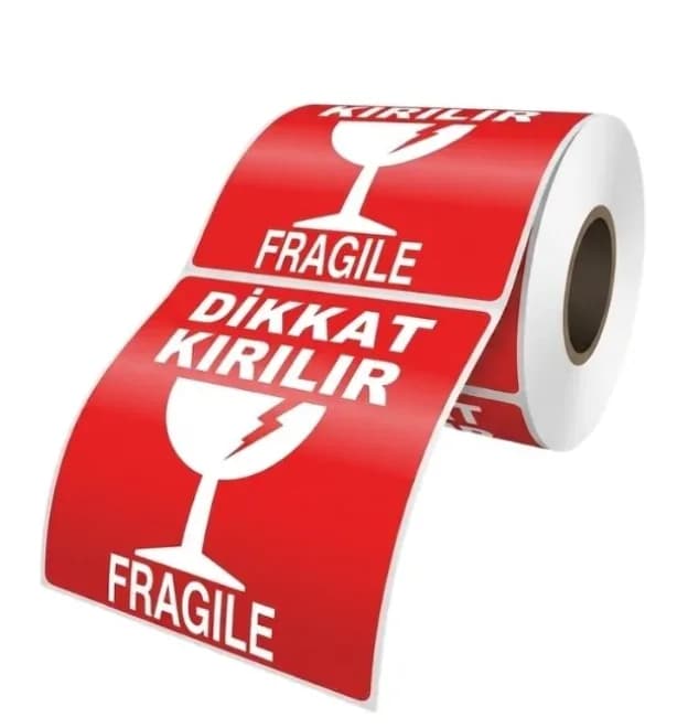 Fragile Warning Label