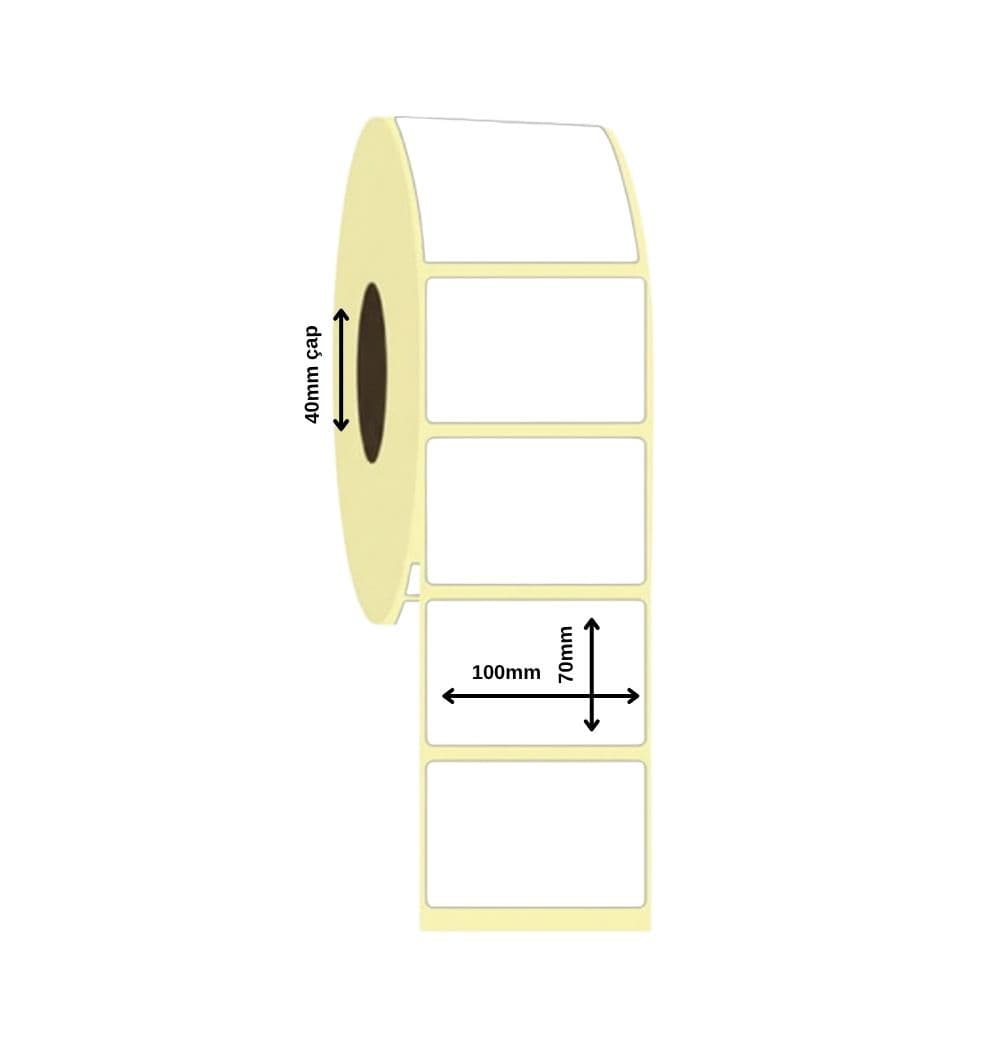 Termal Etiket 100x70 mm