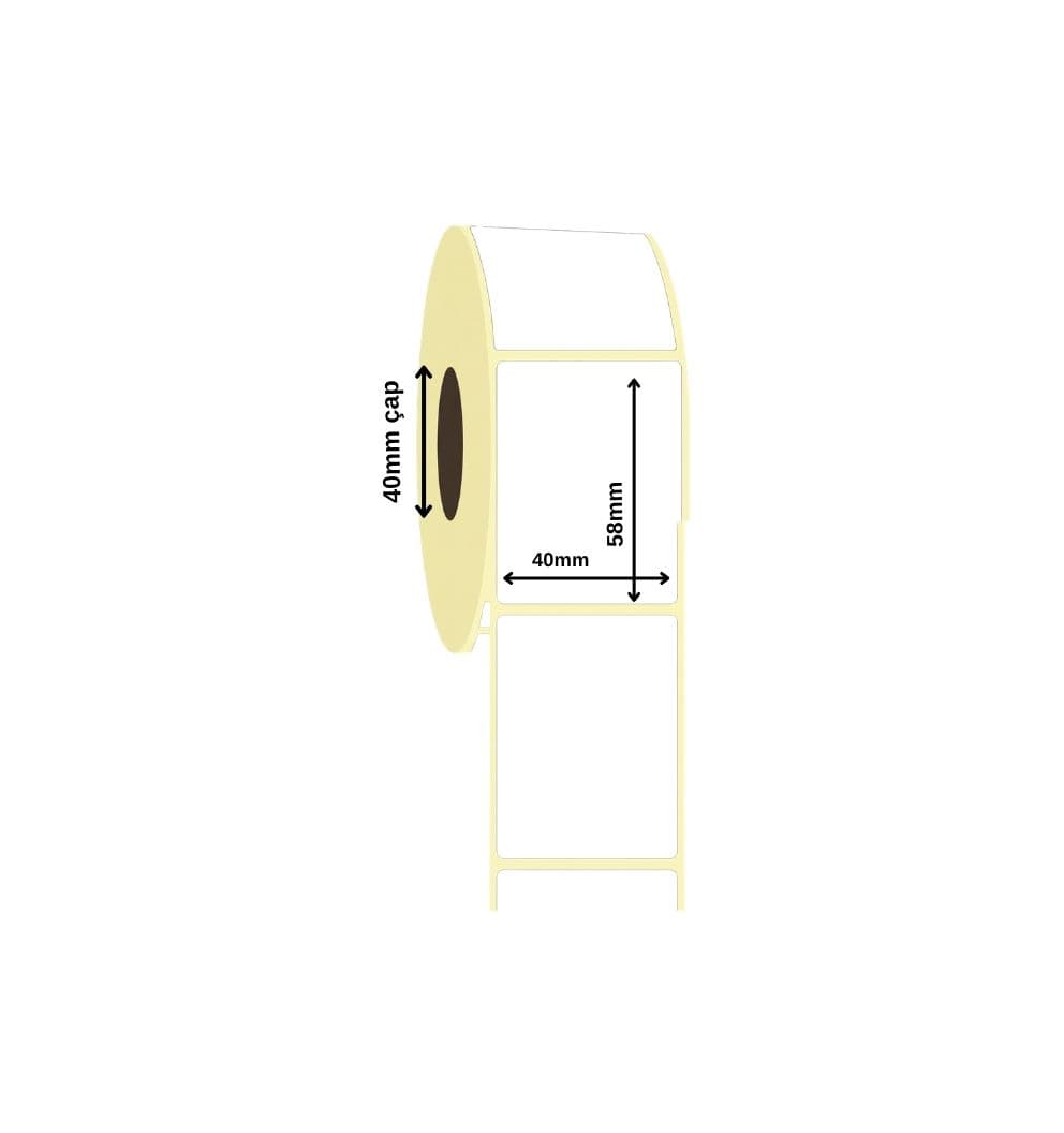Termal Etiket 40x58 mm