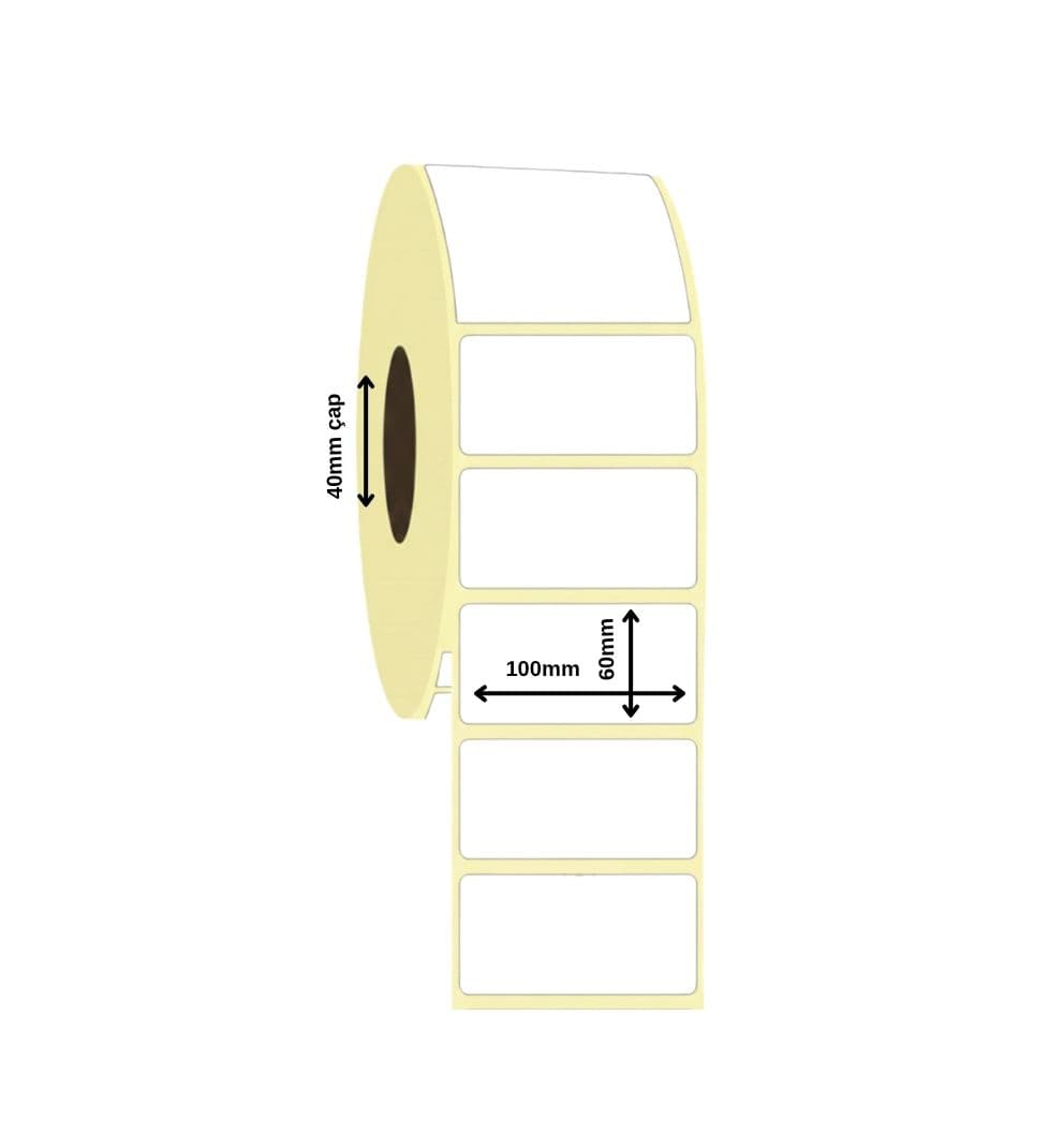 Vellum Etiket 100x60 mm