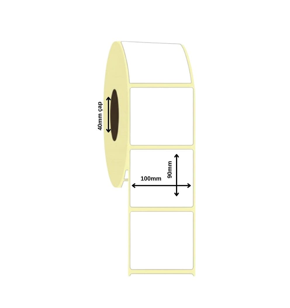 Vellum Etiket 100x90 mm