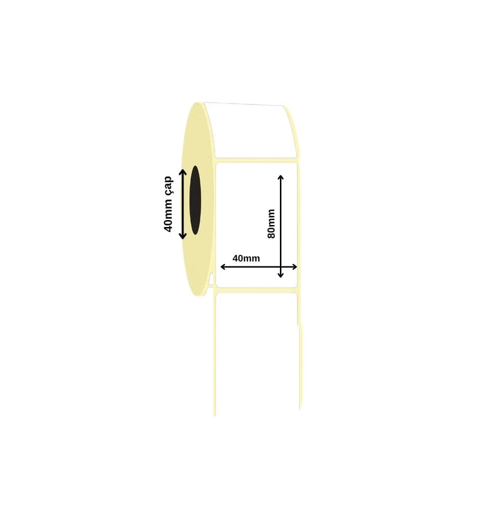 Vellum Etiket 40x80 mm