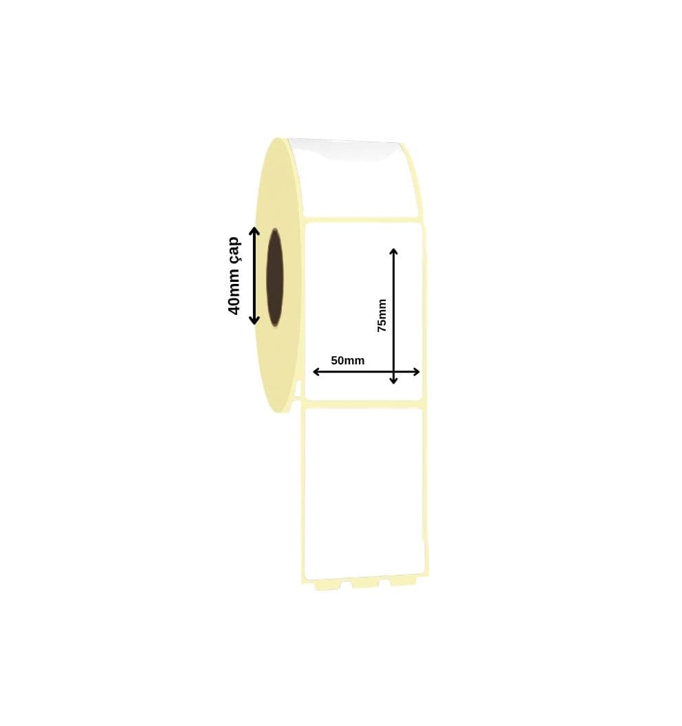 Vellum Etiket 50x75 mm