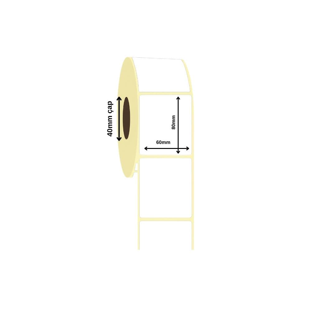 Vellum Etiket 60x80 mm